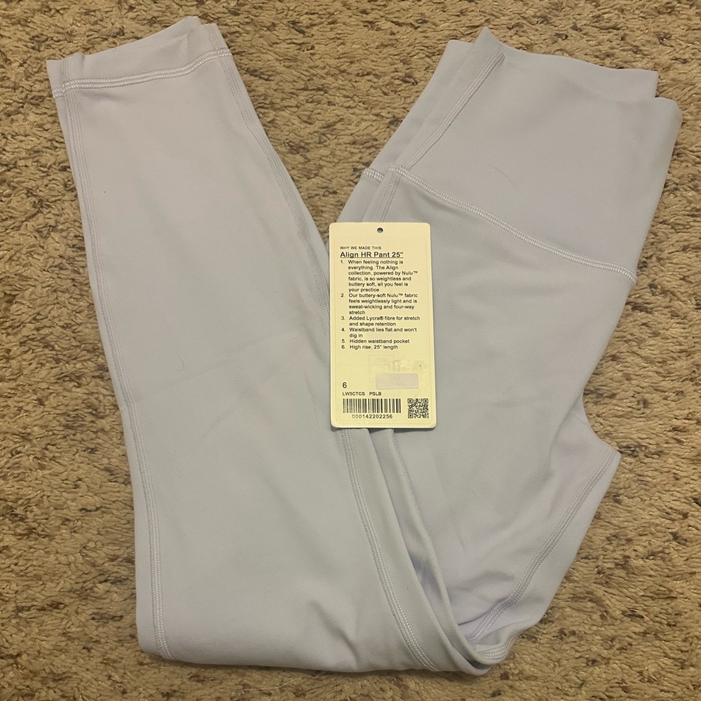 Lululemon Athletica Align HR Pant 25" Size 6